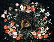 Jan Breughel Still Life of the Holy Kinship Spain oil painting artist